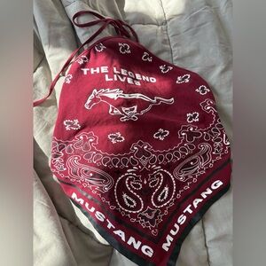 Bandanna style FORD mustang top